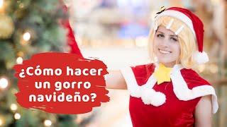 [DIY Navidad] Haciendo un gorro de navidad en 1 noche ⭐ Tutorial fácil