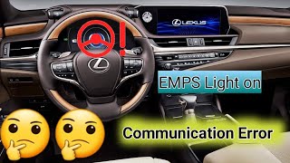 How To 2015 Lexus ES350 steering Problem | Steering Light On | Not Communication With OPD