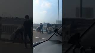 Kecelakaan di Tol MBZ Arah Jakarta, Harap Berhati-Hati!