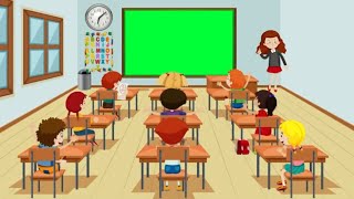 Sala de Aula - Background Animado Infantil - Chroma key