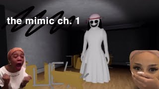 roblox the mimic chapter 1 funny moments (book 1) | ducks_152