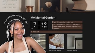 Plan with Me Using Notion | Aesthetic Notion Template for Productivity
