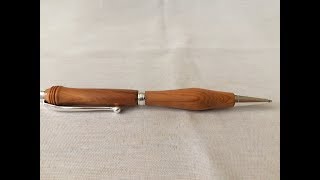 Beautiful Yew and Laburnum pens with assembly guide!