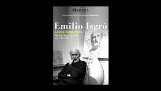 Emilio Isgrò - Lectio Magistralis presso l'Accademia di Brera - martedì 14 gennaio 2020