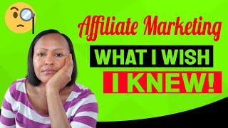 BEGINNER ADVICE (WHAT I WISH I KNEW) | AFFILIATE MARKETING