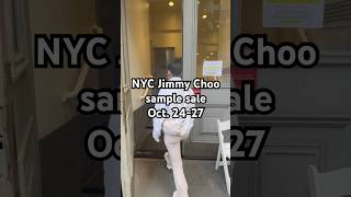 Jimmy Choo sample sale in nyc! Lmk if u want the address #samplesale #nyc #jimmychoo #fashiontrends