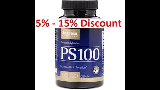 Discount - Jarrow Formulas, PS 100, Phosphatidylserine, 100 mg, 120 Capsules Review