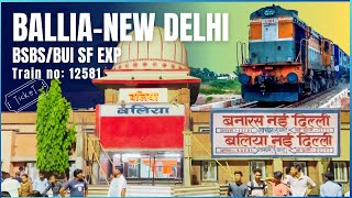 Ballia to New Delhi 12581 Super-fast Express