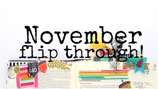 November Journaling Bible Flip Through!