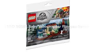 LEGO 30382 Baby Velociraptor Playpen Reveal!!