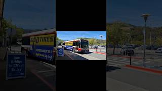 County Connection: 2013 Gillig BRT 40' #1301 on Bart Bus Bridge at Orinda Bart