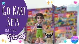 Let's Go Go-Karting - Lego Friends live stream, build and cosy chat