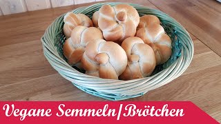 Vegane Semmeln / Brötchen (Laktosefrei)