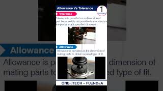 Allowance & Tolerance  !!  #limitfittolerance #allowance #tolerance #engineeringdrawing