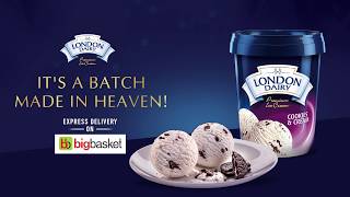 Introducing Cookies & Cream Ice Cream | London Dairy | Available at BigBasket