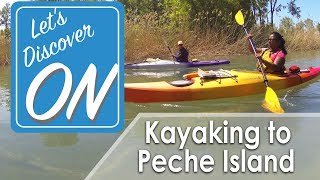 Kayaking to Peche Island in Windsor, ON - Let's Discover ON