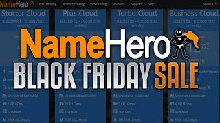 Full Details On NameHero's Black Friday And Cyber Monday Sale