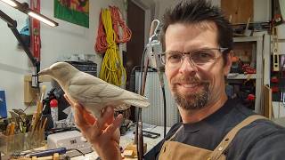 Carving A Bird: Making An American Crow From Wood, Brass and Epoxy