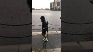 Skipping in the rain