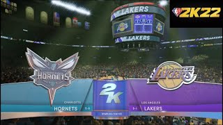 Los Angeles Lakers vs Charlotte Hornets NBA 2k22 Highlights