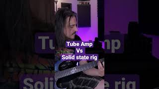 Tube vs Solid state #highgain #solarguitars #metalguitarist #tubeamp #solidstate