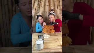 TikToker review mực tẩm của Bà Nhân Vlog #shorts