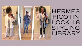 HERMES PICOTIN LOCK 18 STYLING LIBRARY + UPDATE