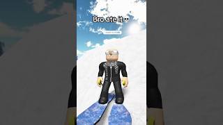 BRO ATE THE YELLOW SNOW💀☃️🔥 #roblox #skiing #meme #funny #coems #robloxmemes #shorts #rblx #viral