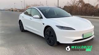 Губа переднего бампера Tesla Model 3