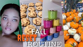 FALL RESET 🍂🎃 deep cleaning, organizing my life, chit chat, baking cookies