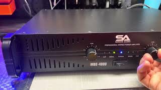 SEIMIC Audio MBG4000 Power Amplifier