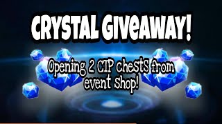 Crystal Giveaway!Opening 2 CTP chests with 1300 tokens*! Marvel Future Fight