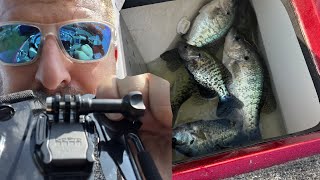 I can’t believe this happened Crappie fishing!! If it wasn’t for bad luck I’d have no luck!