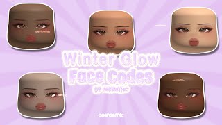 Berry Avenue Skin Tone Face Codes (Winter Glow Cheeks Head) | aestaethic