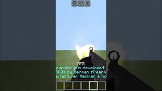 Mp5 on Minecraft #minecraft #shorts