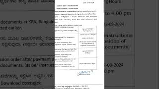 24-09 UGNEET - 2024 Second Round Extension Schedule . #ugneet COUNCELLING KARNATAKA.