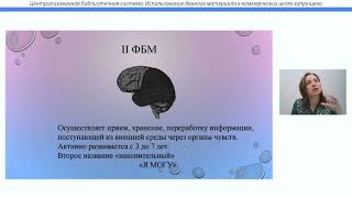 Формирование психических процессов и произвольной саморегуляции. Активизация лобных отделов мозга.