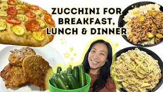 How to use ZUCCHINI in Every Meal | Plant Based Recipes