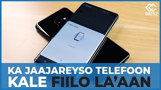 Ka jaajareyso telefoonka sxbkaaga (fiilo ama xarig la'aan)