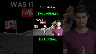 How to create a YouTube Thumbnail like Dhruv Rathee #thumbnailtutorial