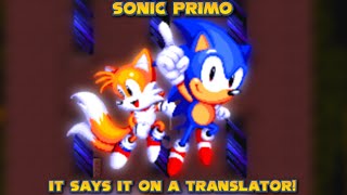 WAIT, DOES “PRIMO” MEANS COUSIN IN ENGLISH? | Sonic Primo [SHC2023]