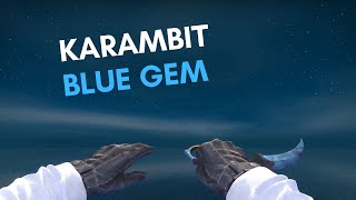 Karambit Case Hardened (Blue Gem)