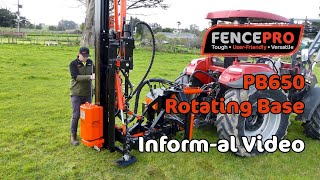 FencePro PB650 Rotational Base Inform-al Video