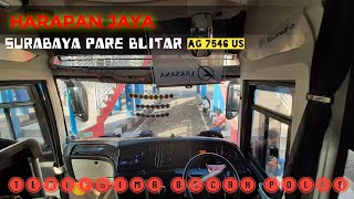 Trip Harapan Jaya AG 7546 US Surabaya Jombang via tol