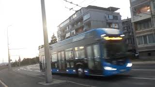 Електробус Irizar в град Бургас, 02.08.22