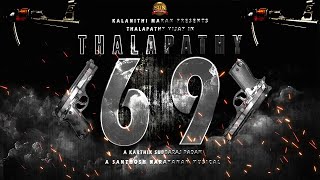 Thalapathy 69 Like A Motion Poster | Thalapathy Vijay | Karthik Subbaraj | Santhosh Narayanan