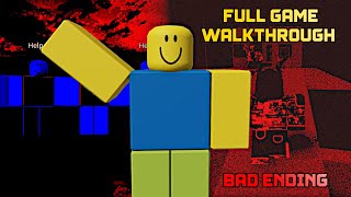 ROBLOX A Stereotypical Obby - Full Game Walkthrough [ BAD ENDING ]