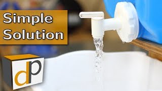 Add Running Water to Your Workshop - DIY Solution