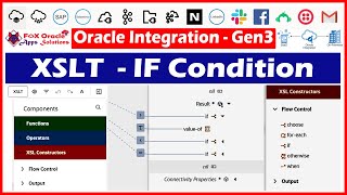 31. XSLT If condition | XSLT function in OIC | How to use XSLT If condition in oic | OIC tutorials