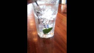 Disappearing drink magic trick